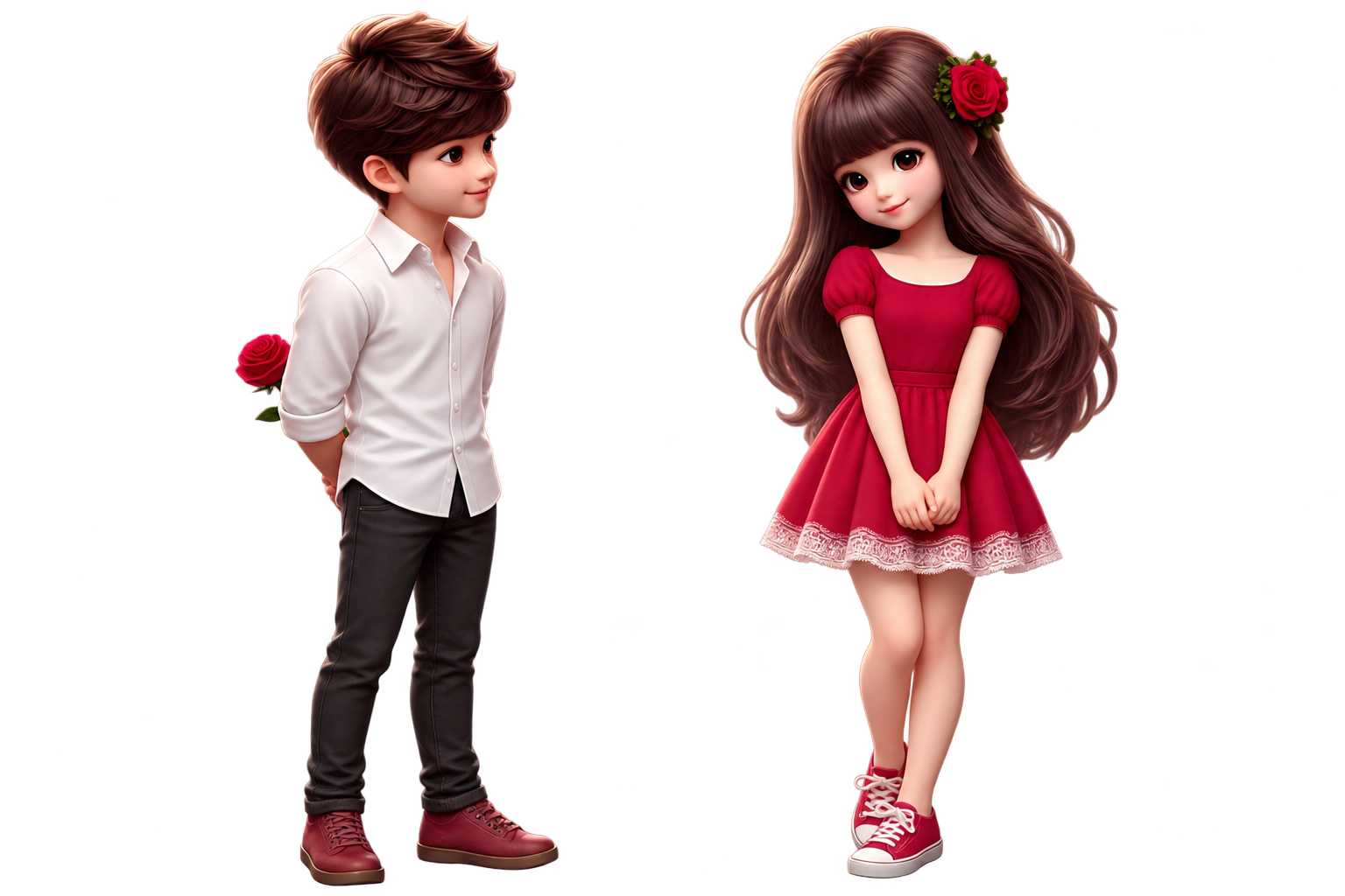 Romantic Story Moment